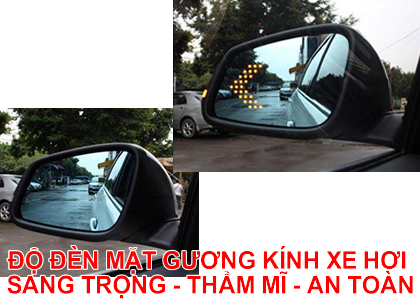 Độ đèn mũi tên gương kính lái | kiếng lái | Kính cửa | kính hông | kính sau | kính lưng | kính hậu  | kính chiếu hậu | gương chiếu hậu | dán kính xe hơi ô tô